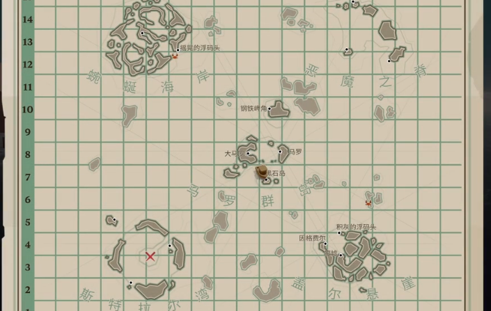 Wo findet man den riesigen Piranha in Dredge und was ist seine Funktion?