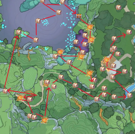 Übersicht der Kistenpositionen in Nordting Stadt der Seelenjägerwelt von Douluo Continent Wo befinden sich die Kisten in Nordting Stadt der Seelenjägerwelt von Douluo Continent?