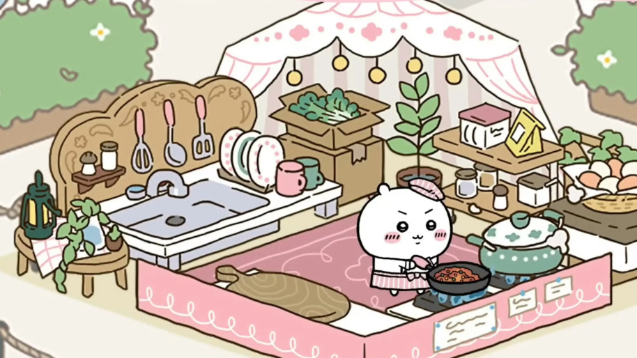 Vorstellung von Taschen-Chiikawa und Gi in Chiikawa Pocket Spiel