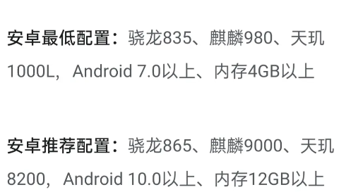 Sword Spirit 2 Mobile Game Configuration Requirements Overview What are the configuration requirements for Sword Spirit 2 mobile game?