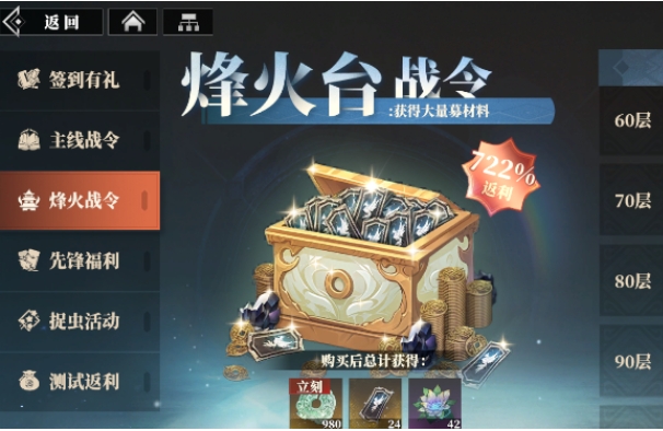 How much does the "Flame of War Battle Pass" in "Sangokushi Fantasy Land 2: Hawk's Song" cost? A look at the prices for the Flame of War Battle Pass in Three Fantasies 2