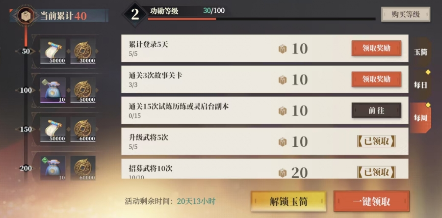 What are the weekly tasks for