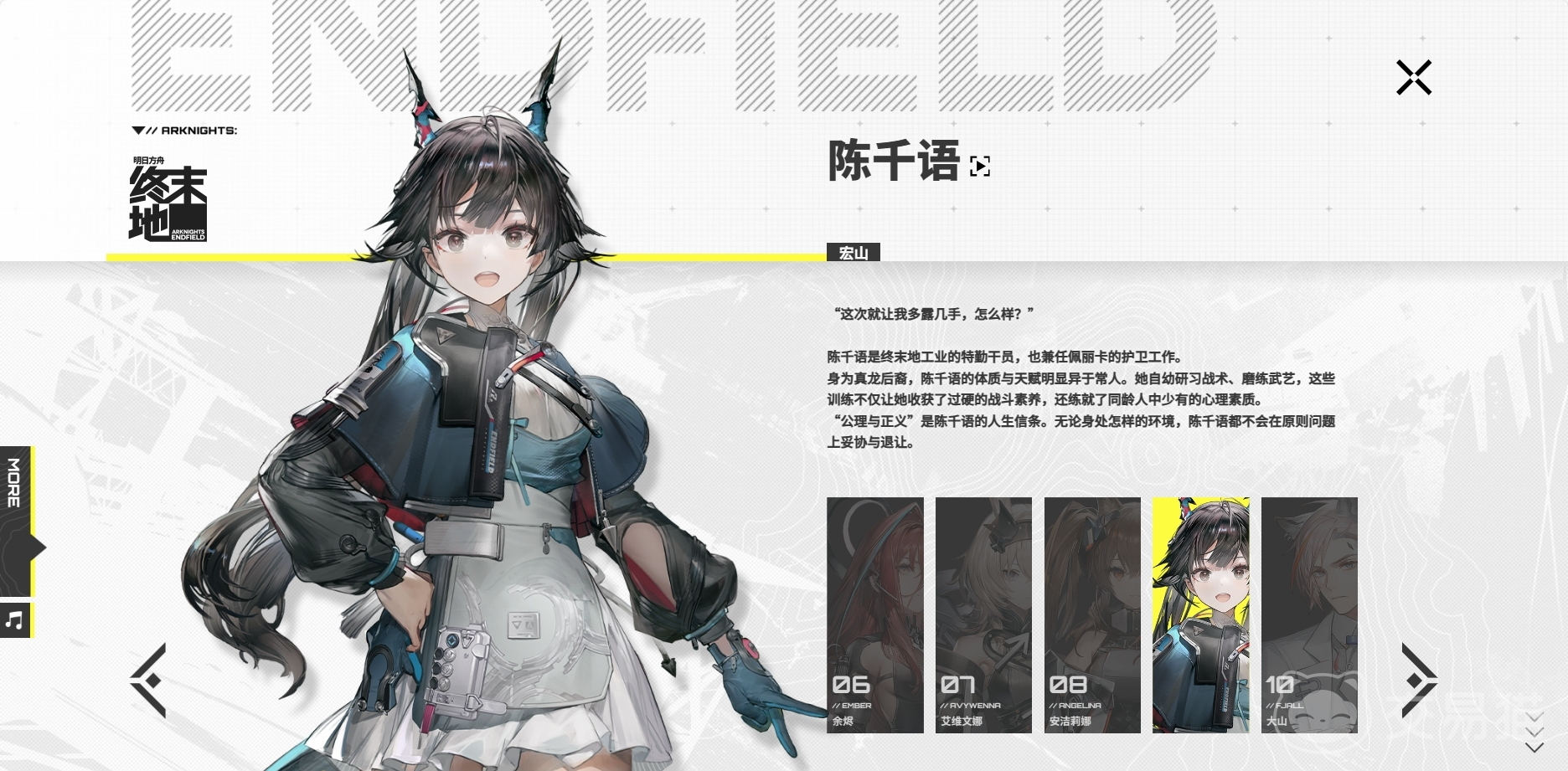 Overview of All Characters in Arknights: Endfield Recommended Characters for Arknights: Endfield