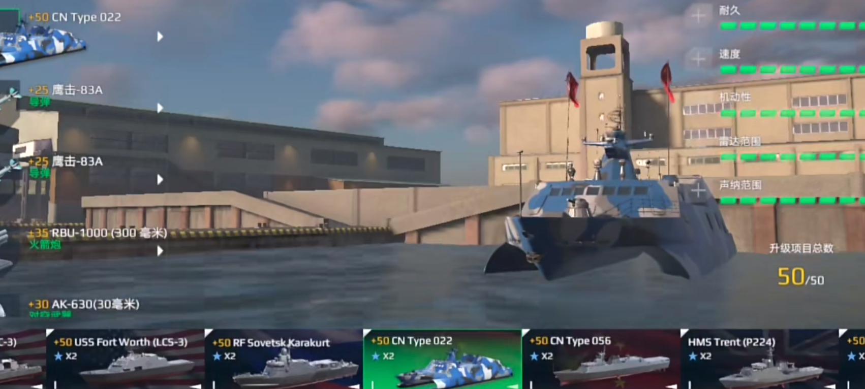 How is the Modern Warship 022? Analysis of the Modern Warship 022's Strength