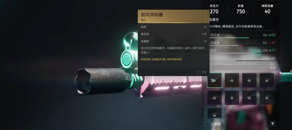 How to get the forward flash hider in the Seven Days World? What is the use of the forward flash hider in the Seven Days World?