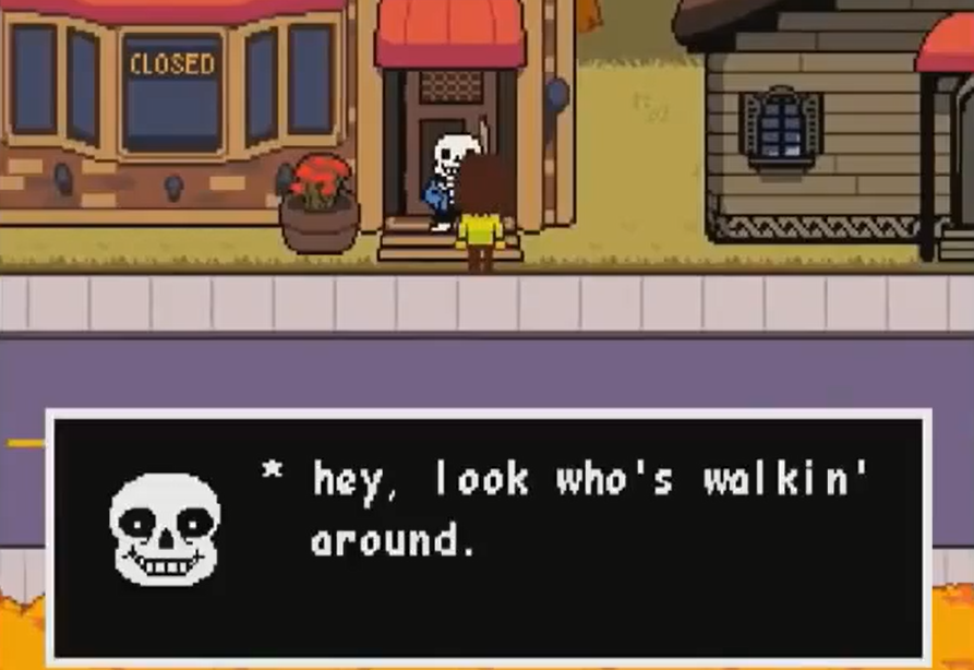 การต่อสู้กับ Sans ในเกม Undertale รุ่นที่เรียกว่า