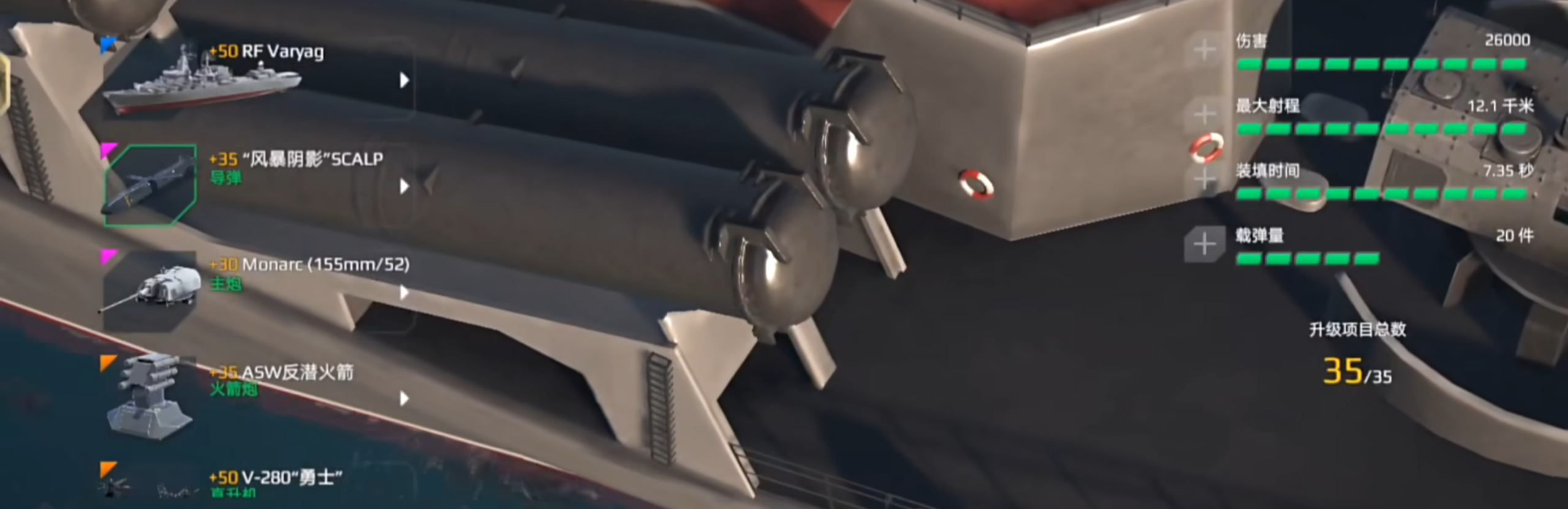 Ist das moderne Kriegsschiff Waryag stark? Wie bekommt man das moderne Kriegsschiff Waryag?