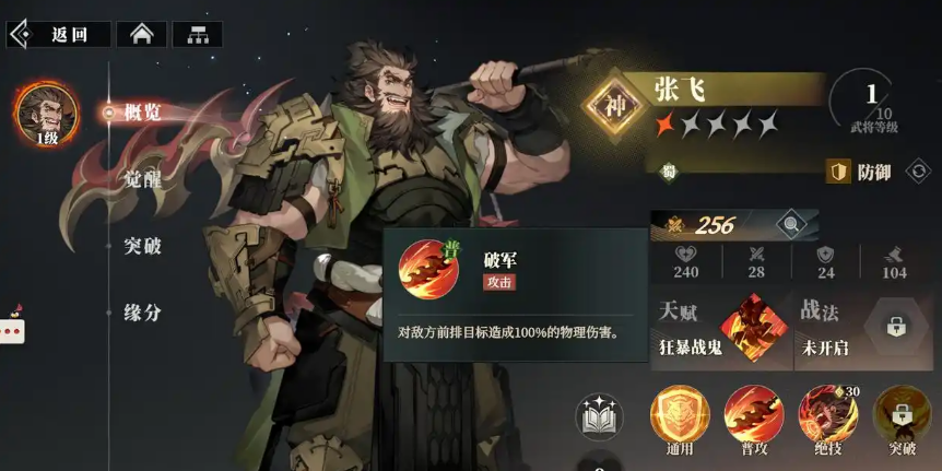 Introduction to Zhang Fei in 
