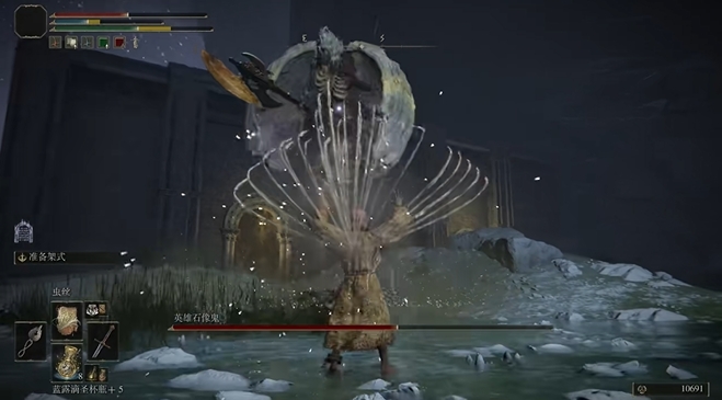 How to defeat the Hero's Stone Gargoyle in Elden Ring: Night's Dominion Introduction to the Hero's Stone Gargoyle strategy in Elden Ring