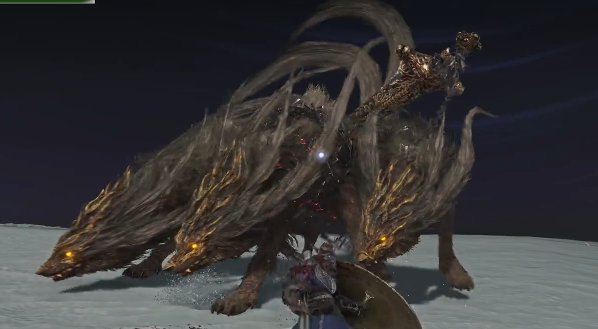 How to defeat the three beasts in Elden Ring when Night's Black Knife, Night's Beast Gladius, appears