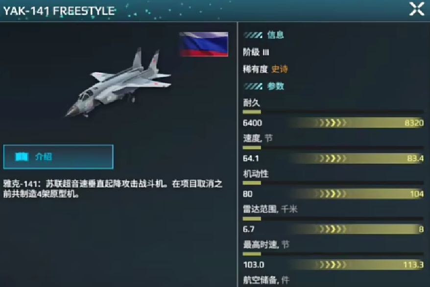 How is the Yak-141 in Modern Warships? A review of the Yak-141 in Modern Warships