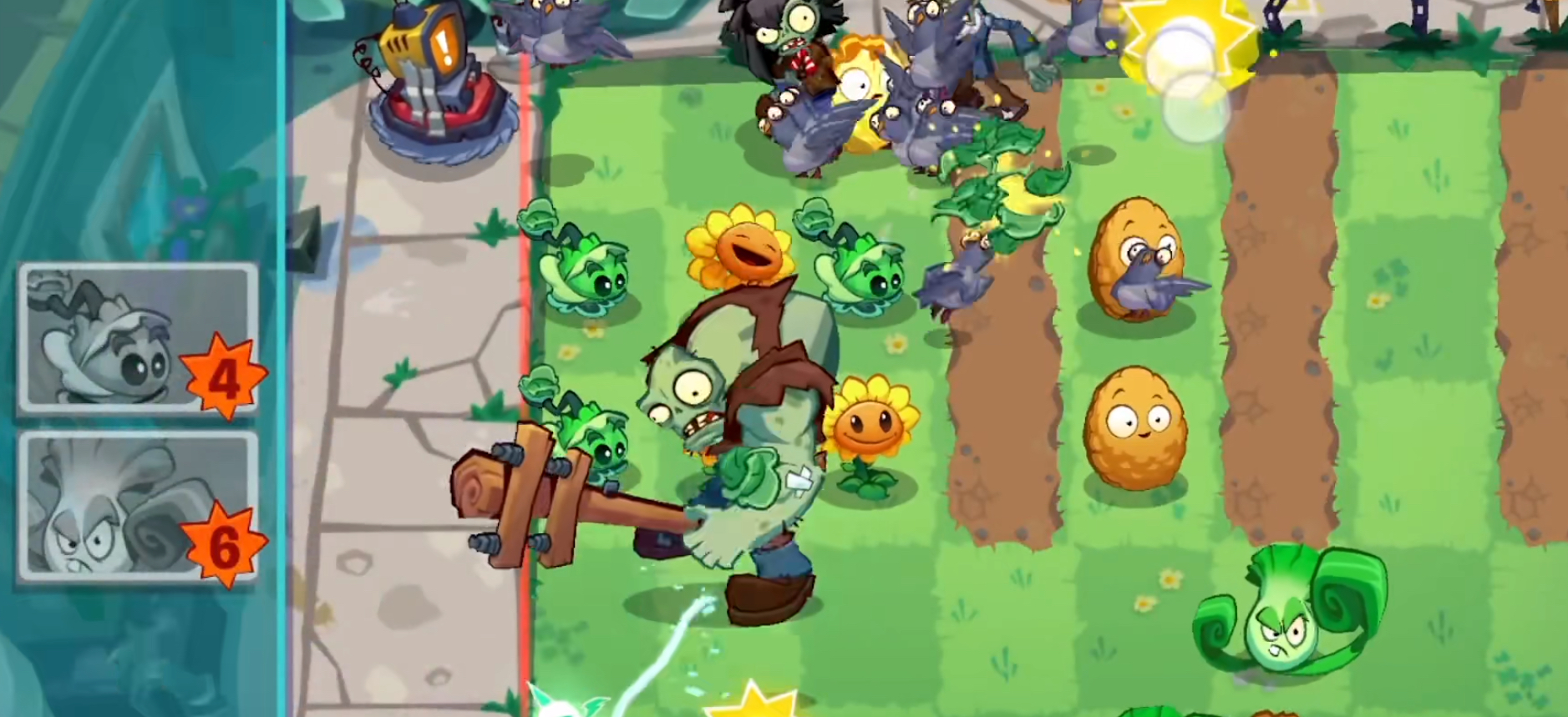 Cách đánh zombie khổng lồ trong Plants vs Zombies 3 Hướng dẫn vượt qua zombie khổng lồ trong Plants vs Zombies 3