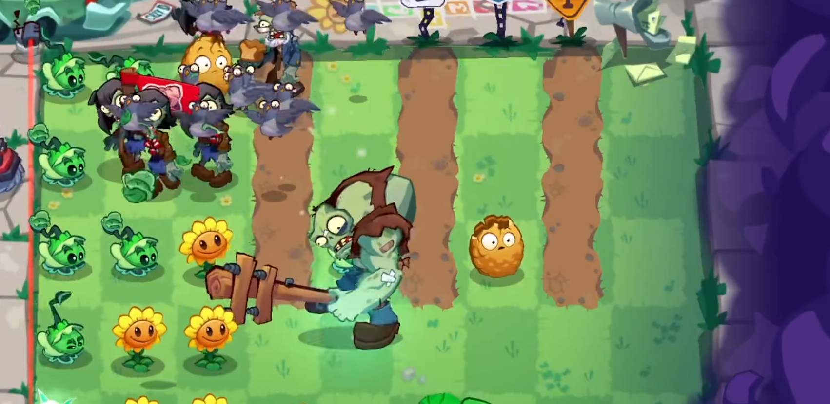 Cách đánh zombie khổng lồ trong Plants vs Zombies 3 Hướng dẫn vượt qua zombie khổng lồ trong Plants vs Zombies 3