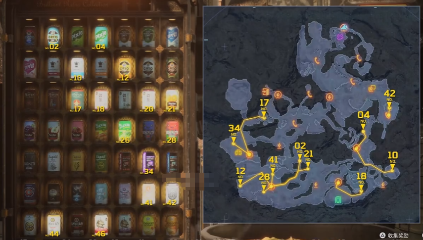 Sword Star Beverage Can Full Collection Guide: Overview of Beverage Can Locations in the PC Version