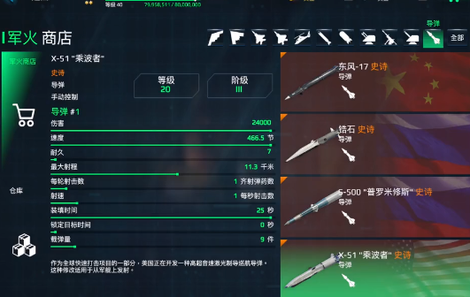 Which is the strongest missile of modern warships? Rankings of the strongest missiles of modern warships.