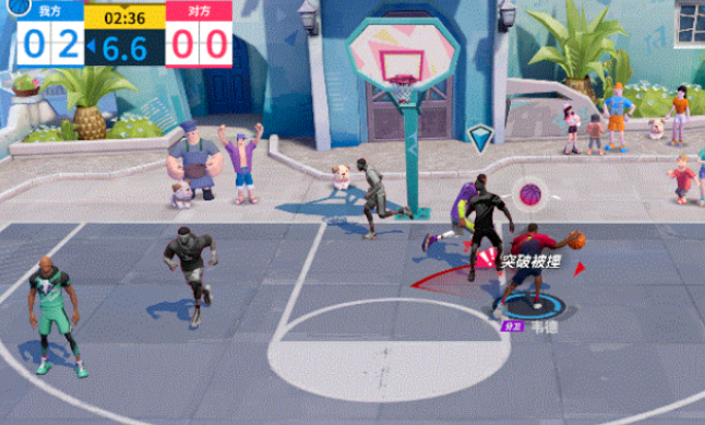 All-Star Streetball Party Wade Introduction How is Wade in the All-Star Streetball Party?