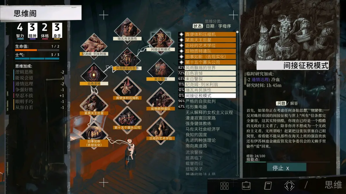 Which思维 skills are essential to choose early in Disco Elysium? A guide for the early stages of Disco Elysium