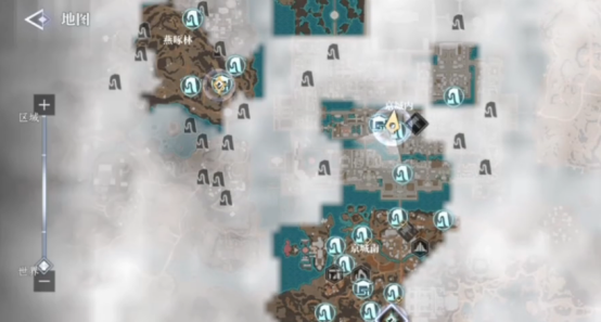 What are the exploration points in the mobile game