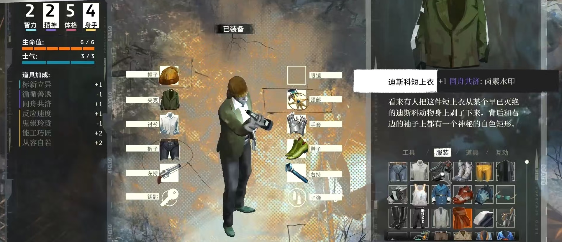 Daftar Pakaian Disco Elysium Apa saja pakaian yang ada di Disco Elysium?