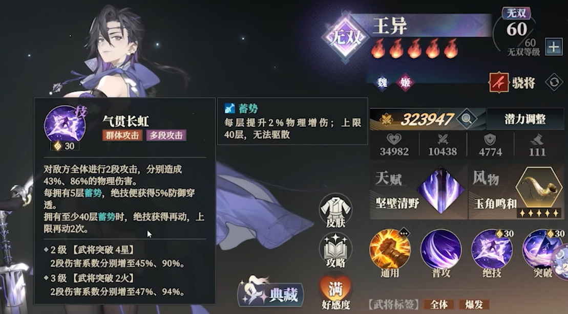 Introduction to Wang Yi, the Songstress of the Hawk in Three Kingdoms Fantasy Continent 2: How is Wang Yi, the Songstress of the Hawk, in Three Kingdoms Fantasy Continent 2?