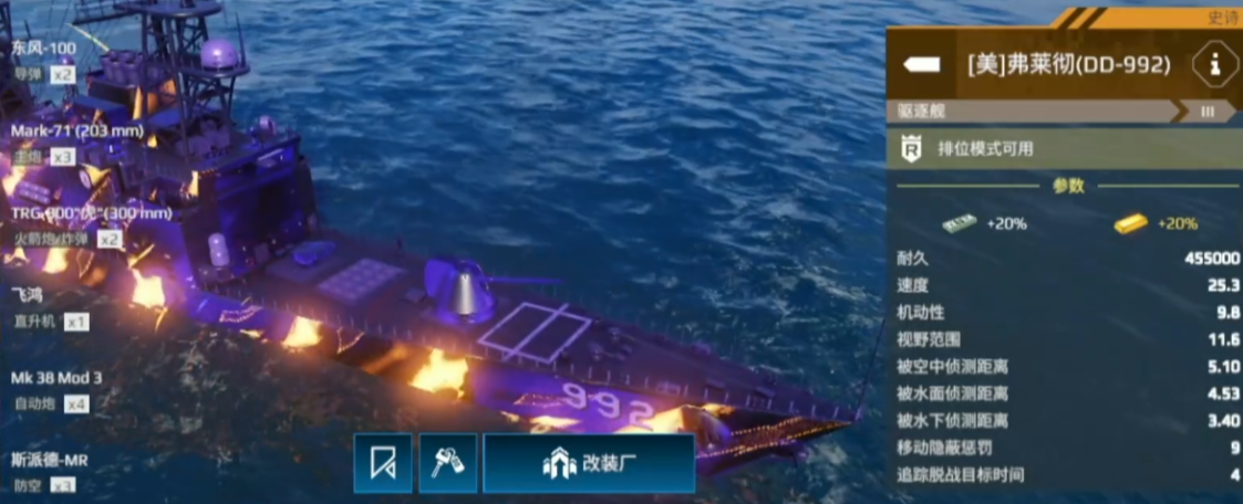Rekomendasi Kapal Perang Kuat di Game Seluler Modern Warships