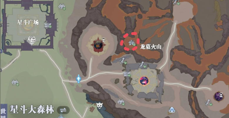 Position des Zauberkrauts im Sternenwald der Seelenjägerwelt von Douluo Kontinent Wo befindet sich das Zauberkraut im Sternenwald der Seelenjägerwelt von Douluo Kontinent?