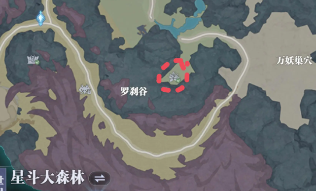 Position des Zauberkrauts im Sternenwald der Seelenjägerwelt von Douluo Kontinent Wo befindet sich das Zauberkraut im Sternenwald der Seelenjägerwelt von Douluo Kontinent?