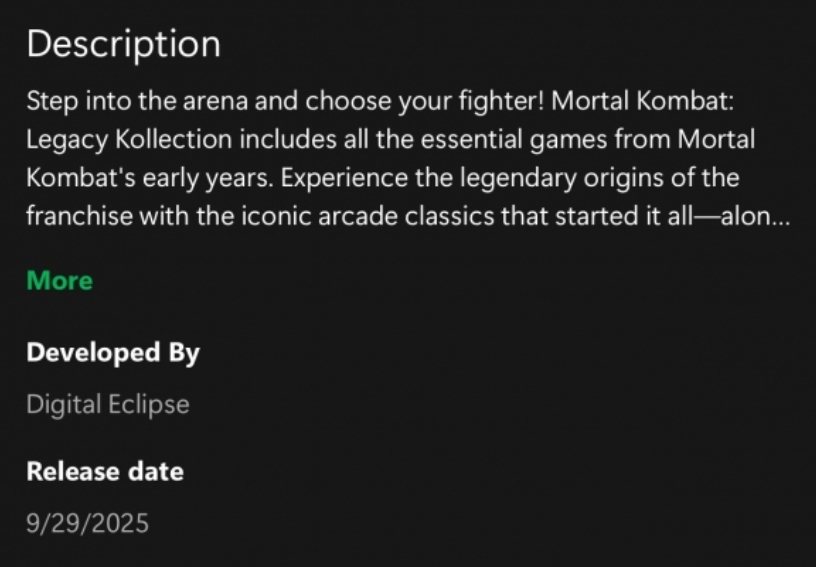When is the release date leak for Mortal Kombat Legacy Collection? Introduction to the Mortal Kombat Legacy Collection release date