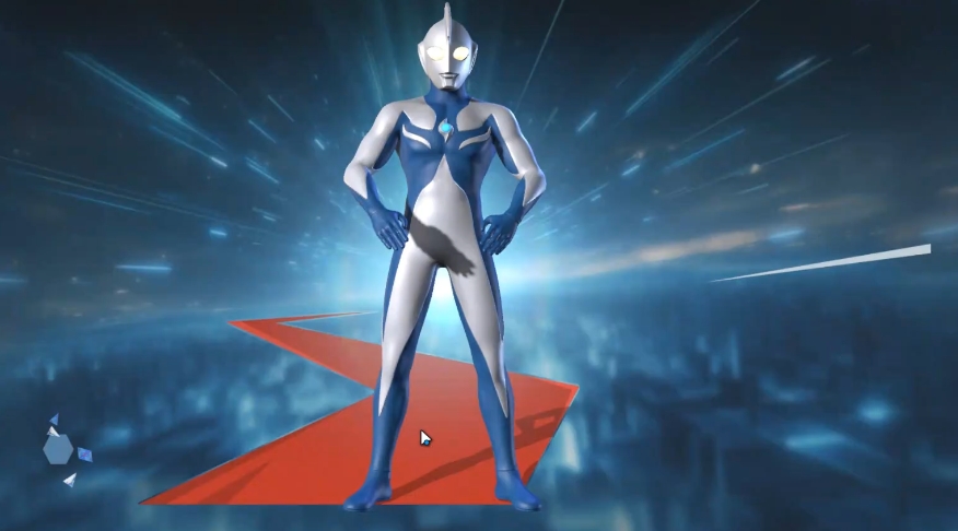 How is Ultraman Cosmos in Ultraman Super Space-Time Heroes? Introduction to Ultraman Cosmos in the Ultraman Super Space-Time Heroes mobile game.