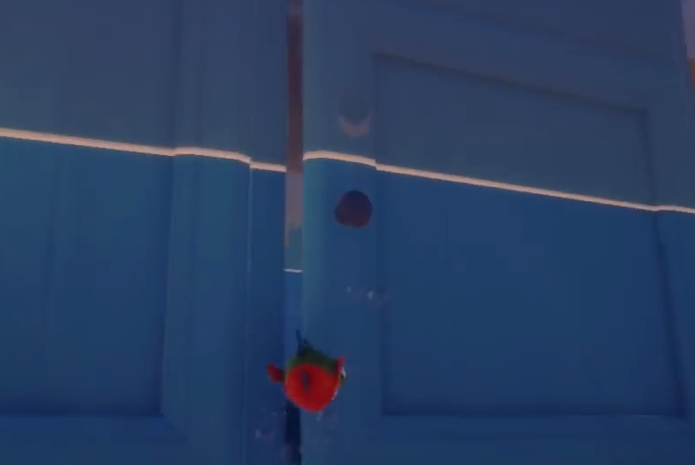 Ich bin der Anfangshinweis für den Piranha im Spiel 