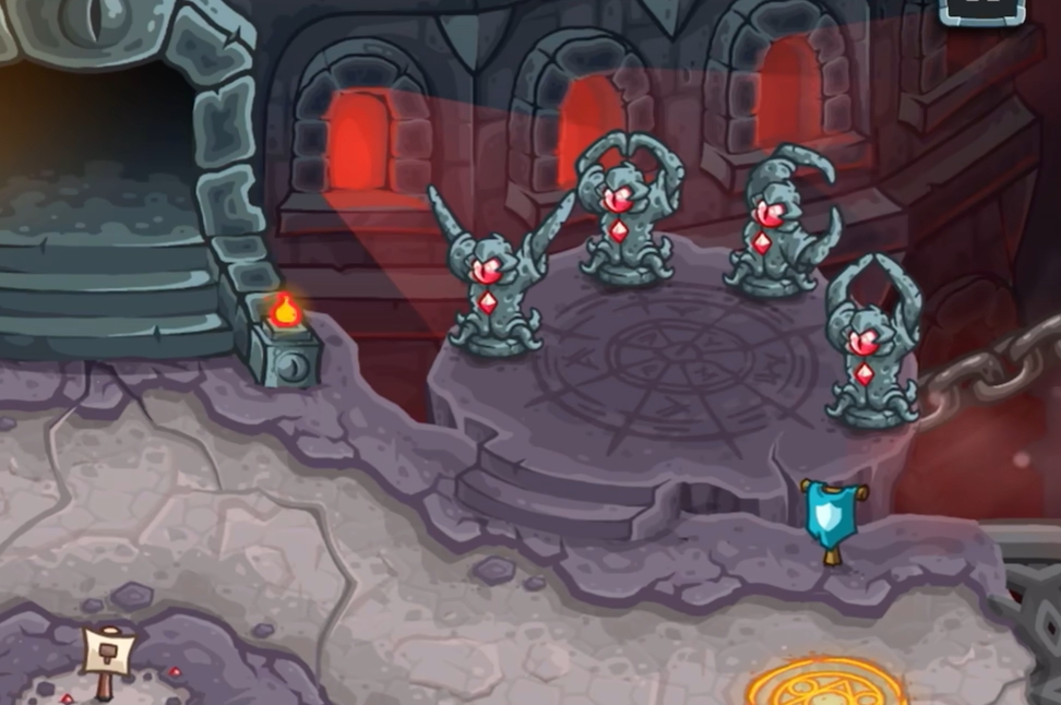 How to Pass the Temple Courtyard Statue in Kingdom Rush Vengeance 5: A Guide for Clearing the Temple Courtyard Statue in the Kingdom Rush Vengeance 5 Mobile Game