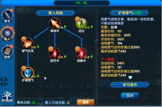 Wushu Chronicles: Der Verabredung für zehn Jahre - Guide zum Punkte-Verteilen für den Arzt in dem Handy-Spiel