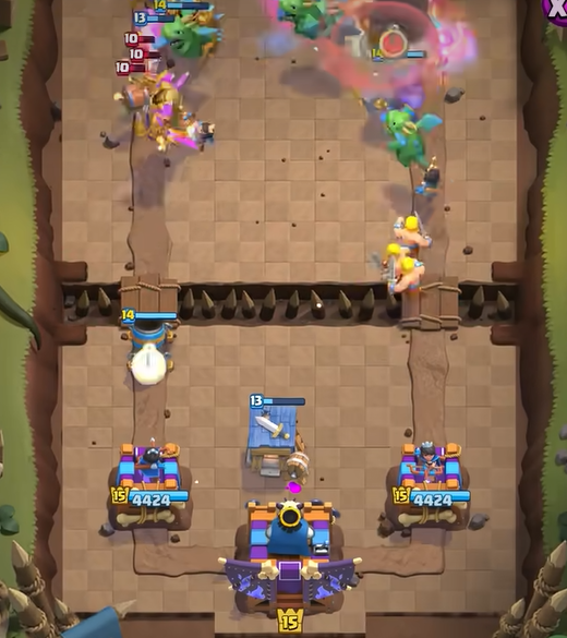 แนะนำวิธีการเล่นโหมดป้องกันพระเจ้าในเกม Clash Royale วิธีการเล่นโหมดป้องกันพระเจ้าใน Clash Royale
