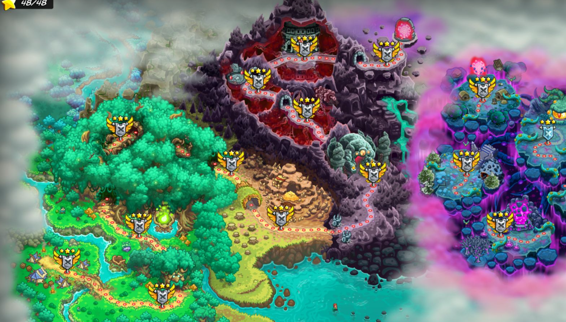 แผนที่ในเกม Kingdom Rush 5 มีอะไรบ้าง แนะนำแผนที่ในเกมมือถือ Kingdom Rush 5